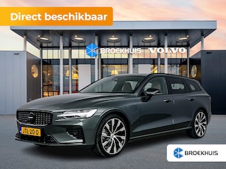 Volvo V60 T8 Ultra Dark Performance | 20" | Bowers & Wilkins | Geventileerd Nappa | Massagestoelen | Getint Glas | Panoramadak | Head-up | 360 Camera | Full LED | Adaptieve Cruise | BLIS