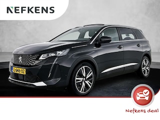 Peugeot 5008 SUV GT 130pk Automaat | 7 Zitplaatsen | Navigatie | Schuif-/kanteldak | Handsfree achterklep | Stoel elektrisch+geheugen+verwarmd+massage | FOCAL Premium HiFi | Achteruitrijcamera | Full Led koplampen | Adaptieve Cruise Control | Leder/Alcantara | Keyless | Parkeersensoren v+a | DAB+ radio | Apple Carplay / Android Auto | Dodehoeksensor | Donker getint glas | Trekhaak | 19" lichtmetalen velgen |