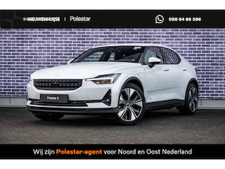 Polestar 2 Long Range Single Motor 78 kWh | Pilot lite pack | Adaptive cruise control | 360 camera | Stoelverwarming | Google Maps navigatie | Dode hoek detectie BLIS | LED koplampen | Keyless | Apple Carplay / Android Auto |