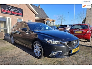 Mazda 6 Sportbreak 2.0 SkyActiv-G 165 Skylease+. Zeer netjes, o.a. parkeersensoren, stoelverwarming, navi, bluetooth, etc.
