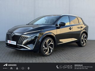 Nissan Qashqai 1.3 MHEV Xtronic Tekna Plus / Nieuw model & Facelift / Fabrieksgarantie tot 09-2027 / Panoramadak / HUD / 360 Camera / Elektr. Stoelen met Massage / Stoel & Stuurwiel verwarming / BOSE Audio / DAB / Adaptieve Cruise / Clima / Lederen & Alcantara Bekleding /