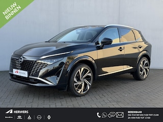 Nissan Qashqai 1.3 MHEV Xtronic Tekna Plus / Nieuw model & Facelift / Fabrieksgarantie tot 09-2027 / Panoramadak / HUD / 360 Camera / Elektr. Stoelen met Massage / Stoel & Stuurwiel verwarming / BOSE Audio / DAB / Adaptieve Cruise / Clima / Lederen & Alcantara Bekleding /