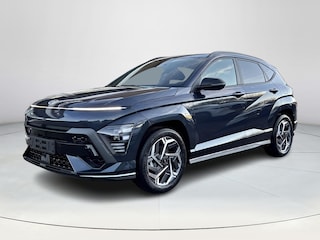 Hyundai Kona 1.6 GDI HEV N Line | Uit voorraad leverbaar! | 360 graden camera | Keyless entry en start | Stoel en stuurverwarming | Stoelventilatie | achterbank verwarmd | Adaptieve Cruise control | Parkeersensoren voor en achter |
