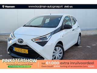 Toyota Aygo 1.0 VVT-i x-fun NL-auto, boekjes compleet, airconditioning, uitstelbare zijruiten achter, start/stop systeem, centrale deurvergrendeling