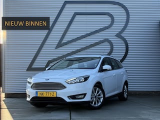 Ford Focus Wagon 1.0 Titanium 1e Eigenaar,Navi,Clima,Cruise,PDC V+A,Dealer Onderhouden,6-Bak,N.A.P,APK tot 04-2026