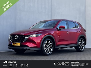 Mazda CX-5 2.0 e-SkyActiv-G M Hybrid 165 Advantage Automaat / Fabrieksgarantie tot 07-2026 / Goed onderhouden / 2000 kg trekhaak / Navigatie / Camera 360° / HUD / Elektrische klep / Apple Carplay Android / 19" wielen + All Season banden /
