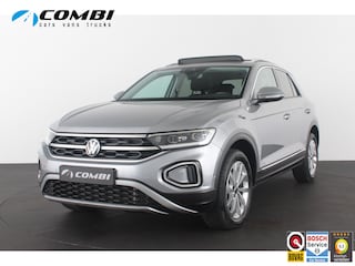 Volkswagen T-Roc 1.0 TSI Style > 116pk/Pano.schuifdak/Camera/Stoelverwarming/IQ.Led/Pyrite Silver