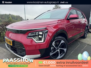 Kia Niro EV DynamicPlusLine 64.8 kWh Unieke velgen, Zwarte logo's, Eerste Eigenaar, Schuif/Kanteldak , Lederen bekleding, zeer compleet