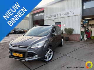 Ford Kuga 1.6 Titanium Org NL, pano, trekhaak, stoelverwarming, leder