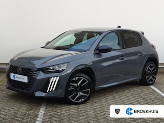 Peugeot 208 GT | Armsteunen op de voorportieren bekleed met kunstleder met groen sierstiksel (GT-Line) | Climate Control | Dashboard en deurpanelen in kunststof met carboneffect