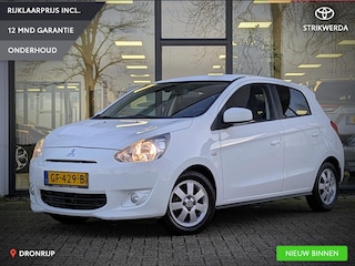 Mitsubishi Space Star 1.0 Bright | All-Seasons | Climate control | 4 elek. ramen | Lichtmetalen velgen | Licht- regensensor