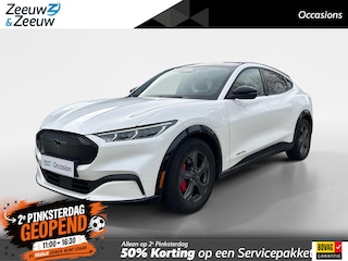 Ford Mustang Mach-E AWD 75 kWh 269PK | DEMO | Stoel- stuur en vooruit verwarming | Zwart dak en spiegels | Navigatie
