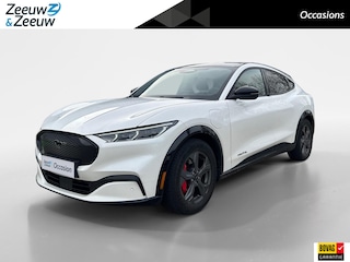 Ford Mustang Mach-E AWD 75 kWh 269PK | DEMO | Stoel- stuur en vooruit verwarming | Zwart dak en spiegels | Navigatie