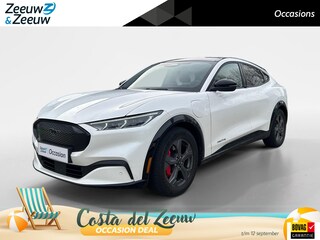 Ford Mustang Mach-E AWD 75 kWh 269PK | DEMO | Stoel- stuur en vooruit verwarming | Zwart dak en spiegels | Navigatie