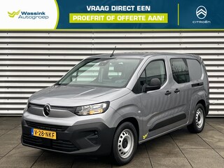 Citroën Berlingo 136 Flex Crewcab L2 50 kWh Dubbel Cabine | Cruise Control | Navigatie | Parkeersensoren