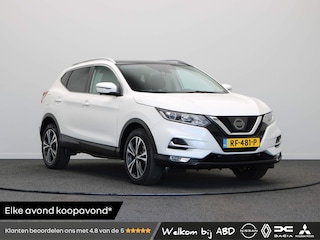 Nissan Qashqai 115pk N-Connecta | Climate control | Navigatie | DAB-radio | Keyless entry | Panoramadak | Rondomzicht camera |