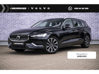 Volvo V60 2.0 B3 Plus Bright | Trekhaak | Adaptieve Cruise Control | Google Navigatie | Lederen bekleding | Stoel- en stuurverwarming | Elektrisch verstalbare voorstoelen |