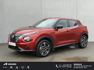 Nissan Juke 1.6 Hybrid N-Connecta / Automaat / Fabrieksgarantie tot 05-2028 / Navigatie / Camera / PDC / Stoel & Stuurwielverwarming / Apple Carplay & Android Auto / Cruise / Clima / DAB /