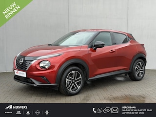 Nissan Juke 1.6 Hybrid N-Connecta / Automaat / Fabrieksgarantie tot 05-2028 / Navigatie / Camera / PDC / Stoel & Stuurwielverwarming / Apple Carplay & Android Auto / Cruise / Clima / DAB /