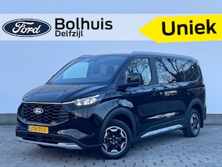 Ford Tourneo Custom Active 340 2.5 PHEV 233 pk L1 8 persoons | Winter Pack | Camera | 2x schuifdeur | Adapt. cruise | LED | 17" | 4 seiz. banden | 2300 kg trekgewicht
