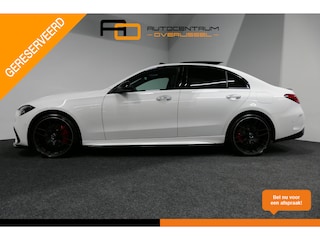 Mercedes-Benz C-klasse 300 e AMG Line / C63s AMG Diffuser / Panamericana Grille / Panoramadak / Elektr. verstelbare voorstoelen + memory / Ambienteverlichting / Laser Digital Light / Apple Carplay - Android Auto / Rondomzichtcamera / Stoelverwarming / 20'' LMV / Achteruitrijcamera /  Maxton Design Frontlip / Dodehoek detectie/ Stuurwielverwarming / Night pakket