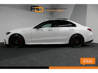 Mercedes-Benz C-klasse 300 e AMG Line / C63s AMG Diffuser / Panamericana Grille / Panoramadak / Elektr. verstelbare voorstoelen + memory / Ambienteverlichting / Laser Digital Light / Apple Carplay - Android Auto / Rondomzichtcamera / Stoelverwarming / 20'' LMV / Achteruitrijcamera /  Maxton Design Frontlip / Dodehoek detectie/ Stuurwielverwarming / Night pakket
