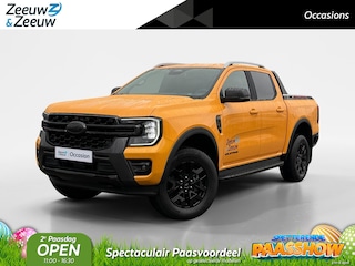 Ford Ranger Wildtrak Double Cab 2.3 PHEV 205 kW/278 pk Automaat | Handbediende rollertop | Trekhaak | Navigatie | Lederen bekleding | Adaptieve cruise control