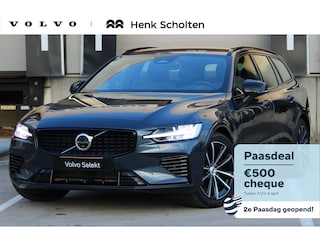 Volvo V60 T6 Plug-in hybrid AWD Plus Dark | Rondomzicht Camera| Semi Electrische trekhaak| Electronic Climate Control | Adaptieve Cruise Control | Parkeersensoren | Rijstrooksensor Met Correctie | Navigatiesysteem | Verwarmbare Voorstoelen | Verwarmbaar Stuurwiel | Keyless Entry |