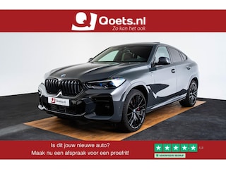 BMW X6 M50i High Executive Panoramadak - Comfortstoelen - CraftedClarity - Akoestische ramen - Comfort Access - Active Cruise Control - Head up - Harman Kardon - Entertainmentsysteem Professional - Zonnescherm achter -