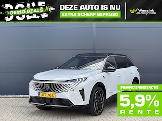 Peugeot 5008 EV 73 kWh 325pk AWD Dual Motor Launch Edition | Nappa Leder | Massage Ventilatie Verwarming | Pixel Led | Handsfree achterklep | Schuifdak | 20 inch