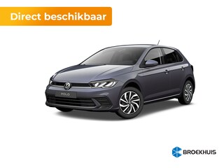 Volkswagen Polo 1.0 TSI 95PK Life Edition | 'App-Connect' draadloze smartphone integratie | Buitenspiegels elektrisch instel- verwarm- en inklapbaar | Rijstrookbehoudassistent (Lane Assist)