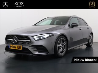 Mercedes-Benz A-klasse 180 AMG Business Solution | Sfeerverlichting | Panorama - Schuifdak | Memory Seats | Multibeam LED Koplampen | Trekhaak | Augmented Reality