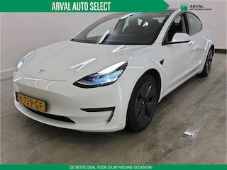 Tesla Model 3 Long Range AWD 75 kWh 351pk | SOH % | 12 maanden Bovag garantie | Zwart interieur | Pearl White | 18" Aero velgen