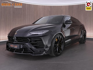 Lamborghini Urus 4.0 V8 782 pk |Novitec Esteso|PPF|Target Blue-eye|rearseat entertainment|keramisch|achterasbesturing|softclose|HUD|memory|360|Apple Carplay|dodehoek|adaptive|