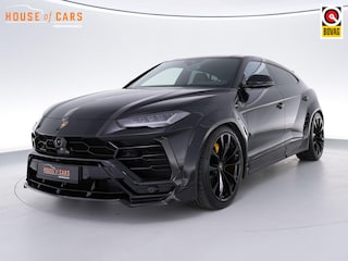 Lamborghini Urus 4.0 V8 782 pk |Novitec Esteso|PPF|Target Blue-eye|rearseat entertainment|keramisch|achterasbesturing|softclose|HUD|memory|360|Apple Carplay|dodehoek|adaptive|