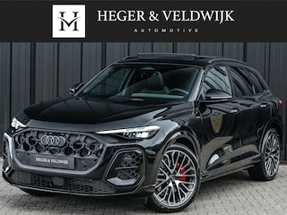 Audi Q5 2.0 TFSI e-hybrid quattro S edition Competition · S Seats · Panoramadak · Luchtvering · B&O Sound · Head-Up · Keyless · Ambiance interieur · Carbon inleg · Trekhaak · Adaptive Cruise · Passagiers display · Stoel ventilatie