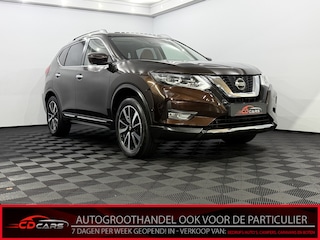 Nissan X-Trail 1.3 DIG-T Tekna 7p. Panoramadak, Leder, 360 Camera, Stoelverwarming, Elektrische achterklep, Keyless start, Rijstrook correctie