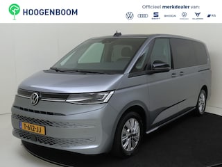 Volkswagen Multivan 1.4 eHybrid L2 Life 6 versnellingen DSG | Verwarmbare voorstoelen, gescheiden regelbaar | Uitwijk- en afsla-assistent | Lichtmetalen velgen 17" (6,5J X 17) "Dundrod"(zilver) | Top pakket |