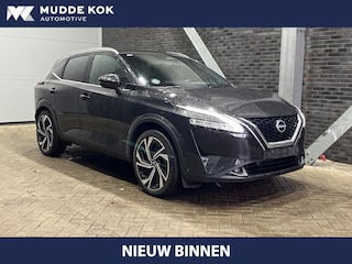 Nissan Qashqai 1.3 MHEV Xtronic Tekna Plus | Panoramadak | ACC | 360° Camera | Leder | Trekhaak | 20 Inch