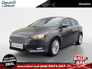 Ford Focus 1.0 Titanium Trekhaak | Lm Velgen | Navigatie | Parkeer sensoren |