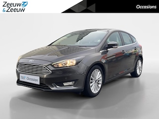 Ford Focus 1.0 Titanium Trekhaak | Lm Velgen | Navigatie | Parkeer sensoren |