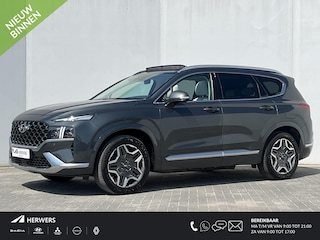 Hyundai Santa Fe 1.6 T-GDI PHEV Premium Plus Sky 7p. / Lederen interieur / Schuif-kanteldak / Trekhaak / Verwarmde stoelen + stuurwiel + gekoelde stoelen / Keyless entry / Navigatie / Camera / LMV.