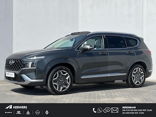 Hyundai Santa Fe 1.6 T-GDI PHEV Premium Plus Sky 7p. / Lederen interieur / Schuif-kanteldak / Trekhaak / Verwarmde stoelen + stuurwiel + gekoelde stoelen / Keyless entry / Navigatie / Camera / LMV.