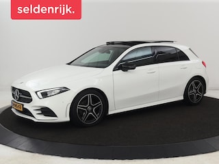 Mercedes-Benz A-klasse 180 AMG | Panoramadak | Stoelverwarming | Carplay | Sfeerverlichting | Leder/Alcantara | Navigatie | Park Assist | Full LED | Widescreen | Climate control | Cruise control