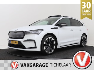 Skoda Enyaq iV 80 Sportline | Uitklap Trekhaak | Panoramadak | 92% SoH | Org NL | 3-Zone Clima | CarPlay | Stoelverwarming |
