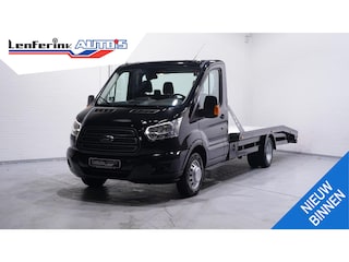 Ford Transit 2.0 TDCI 170 pk Autotransporter Airco, Luchtvering, Trekhaak 2.800 kg, Dubbel lucht achter, 3-Zits