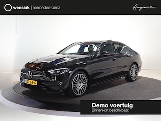 Mercedes-Benz C-klasse 300e Business Solution AMG | Panoramaschuifdak | Trekhaak | DIGITAL LIGHT | Nightpakket | dodehoekassistent | 360° camera |