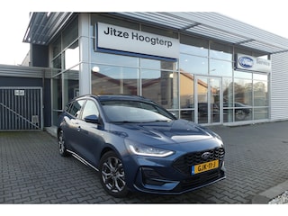 Ford Focus Wagon 1.0 EcoBoost Hybrid ST Line GROOT SCHERM, TREKHAAK (1.500KG), CRUISE, CLIMA, NAVI, LANE ASSIST, APPLE CARPLAY/ANDROID AUTO, PDC V&A, CAMERA, 36.370KM