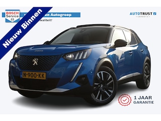 Peugeot 2008 EV GT Pack 50 kWh | Incl. 12 maanden garantie | Voorstoelen verwarmd | Cruise control | Panorama dak | Airco | Navigatie | Dodehoekdetectie | DAB | Lichtmetalen velgen | Achteruitrijcamera | Parkeersensoren | Climate control | Zwarte hemelbekleding