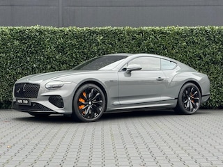 Bentley Continental 4.0 V8 Hybrid BLACK EDITION, MULLINER, PANORAMIC ROOF, ROTATING DISPLAY, TOURING PACK, COMFORT PACK, NAIM FOR BENTLEY, GRAVITY GREY, BLACK BELUGA LEATHER WITH MANDARIN ACCENTS, ALARM CLASS 5, MULLINER 10 SPOKE 22"